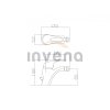 INVENA - Bateria bidetowa INIS  BB-84-001-L